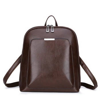 

Vintage Backpack Female Brand Leather Women's backpack Large Capacity School Bag for Girls Leisure Shoulder Bags for Women HOT