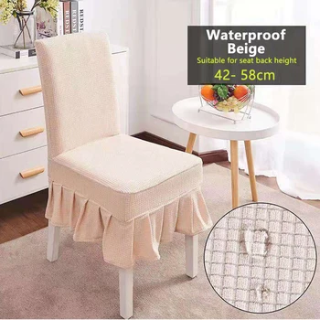 

Universal Chair Covers Super Soft Short-term Waterproof Stretch Chair Cover Spandex Seat Chair Covers For Dining Room/Banquet