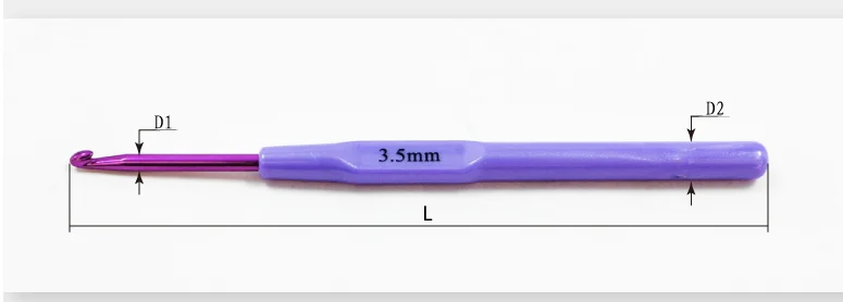 SKC крючком Крючки иголки, швы для вязания своими руками чехол крючком agulha набор ткацкое шитье инструменты 2,0 мм, 2,5 мм, 3,0 мм, 3,5 мм, 4,0 ММ, 4,5 мм