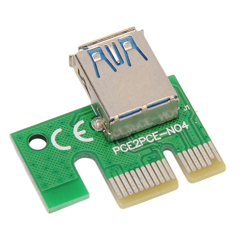 USB 3,0 PCIE Express 1x до 16x удлинитель Riser Board Card Adapter кабель для майнинга