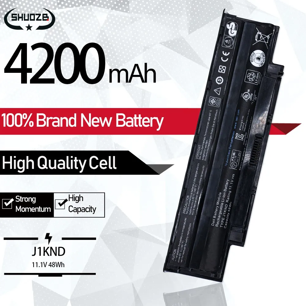 Аккумулятор для ноутбука Dell Inspiron M501R M511R N7110 M5030 N4010 N3010 N3110 N4050 N4110 N5010 N5020 N5110 N7010D J1KND