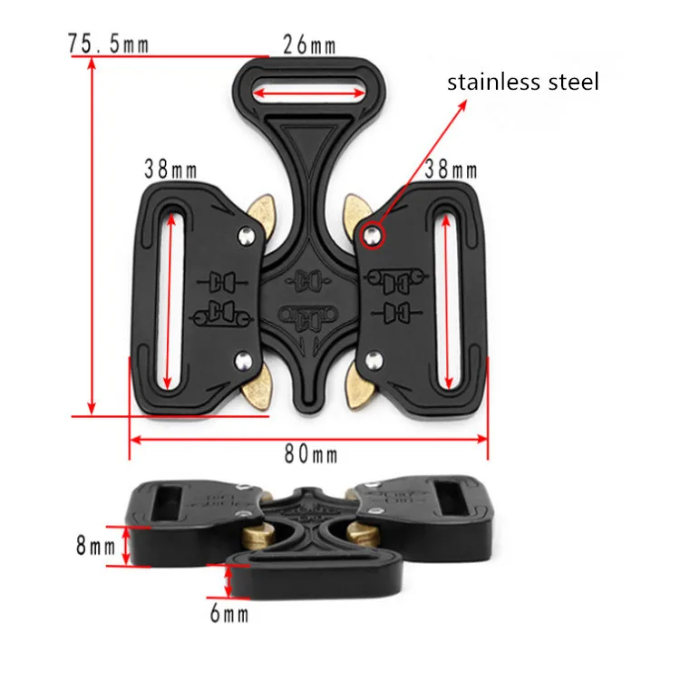 Enhanced Metal Buckles for Adjustable Outdoor Sports Belts