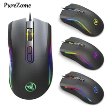 A869 7 кнопок 7 цветов светодиодный оптический USB Проводная мышь Механическая игровая мышь для геймеров офисные ПК ноутбук компьютерные аксессуары