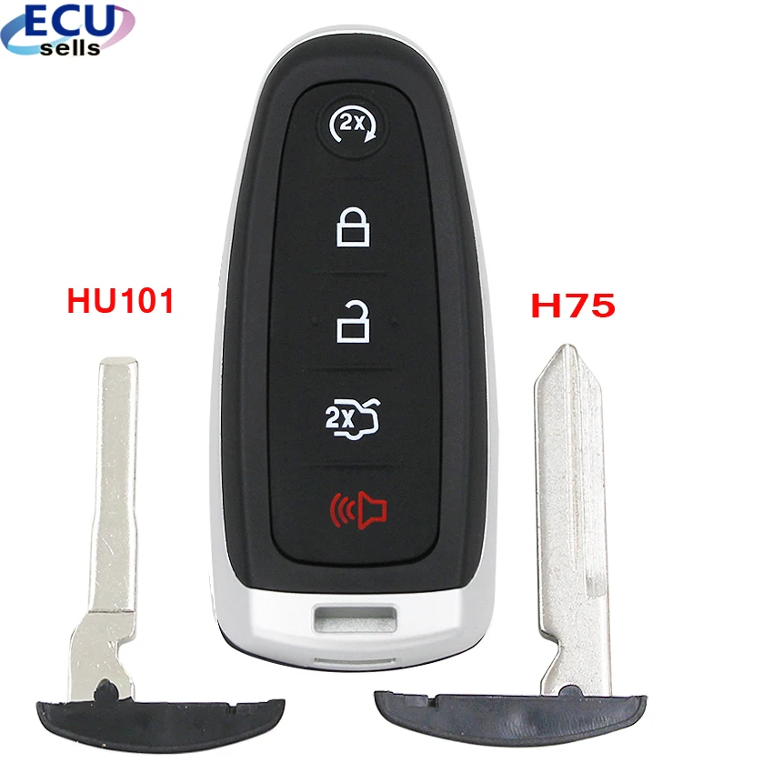 5B Smart Remote Key Fob สำหรับ Ford Edge Explorer Escape Flex Focus
