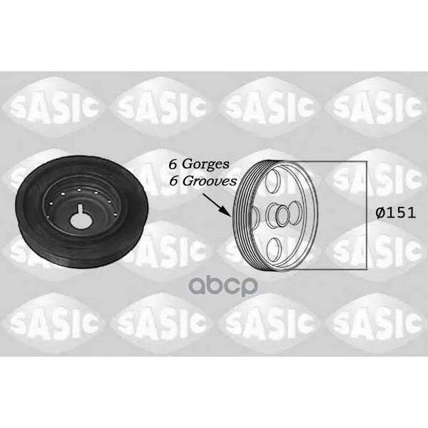 Шкив Коленвала Sasic 2154011 Sasic арт. 2154011