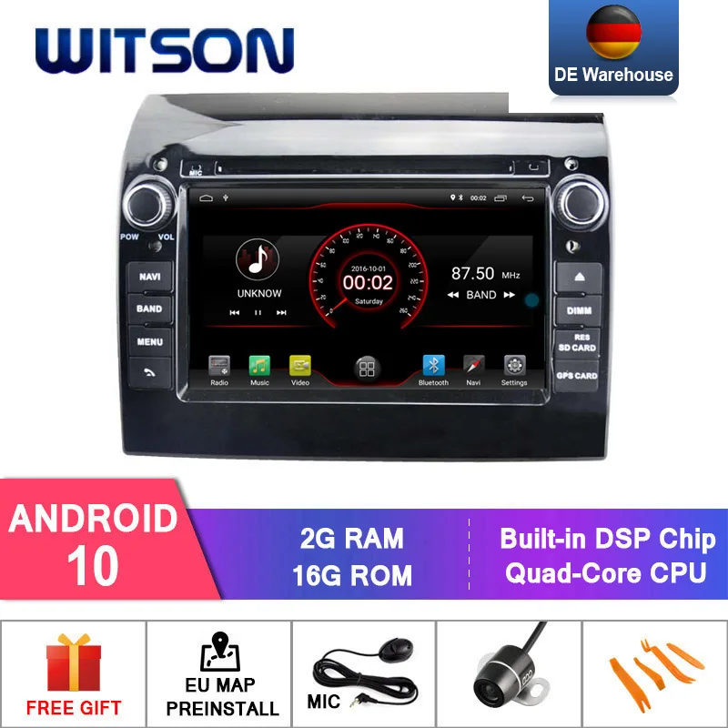 Германия запас! WITSON PX5 Android 10 0 автомобильный DVD GPS для FIAT DUCATO аудио радио 4 Гб RAM + 64