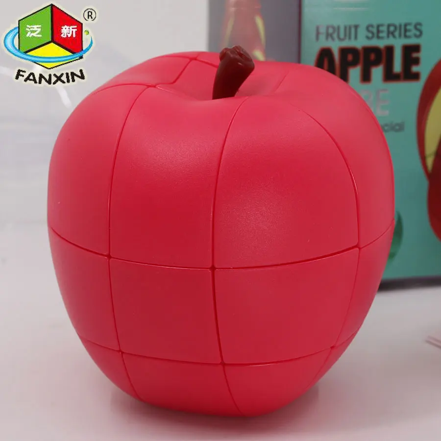 Magic cube puzzle Fanxin fruit cube Apple 3x3x3 3x3 3*3*3 special shape cute professional educational toys game cube
