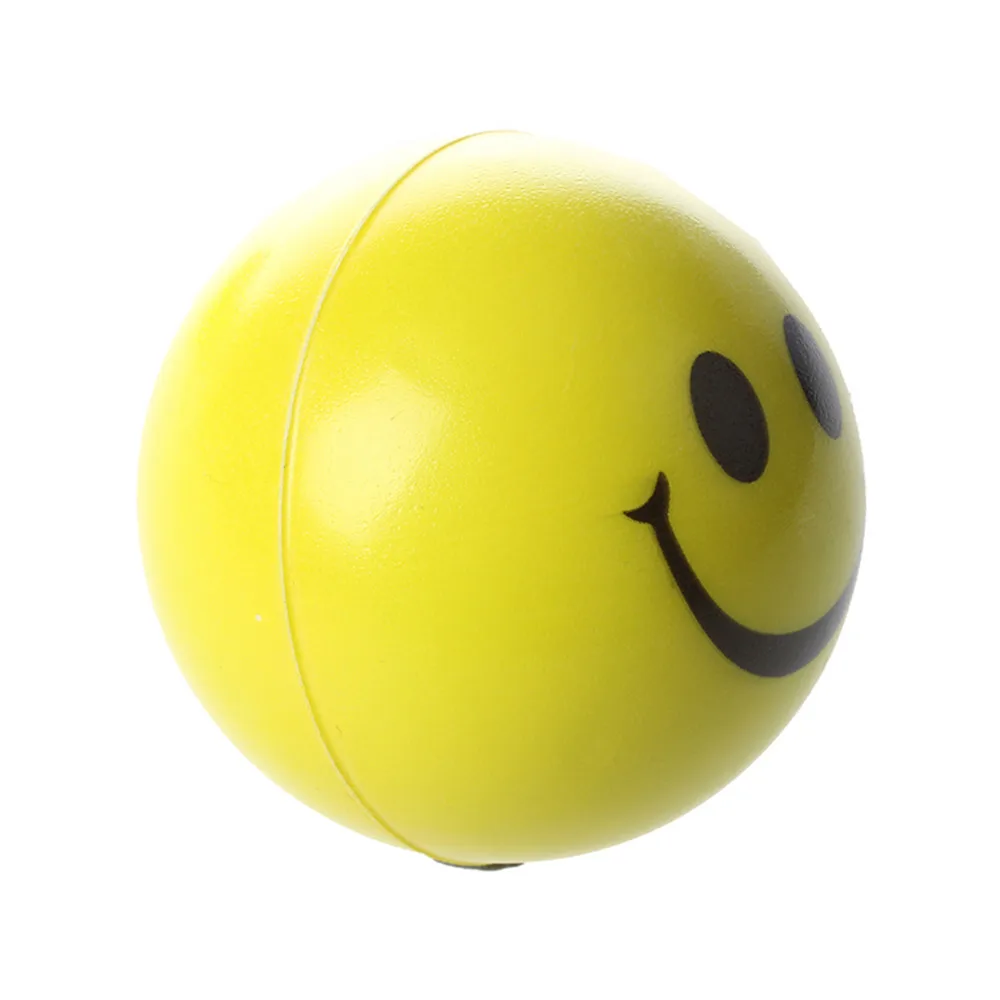 Счастливое лицо прыгающий антистрессовый мяч детский тренажер для рук тренажер для пальцев смайлик рельефный сдавливающий мяч забавная игрушка
