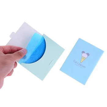 

50PCS Cute Cartoon Absorb Blotting Facial Cleanser Face Tools Tissue Papers Makeup Cleansing Oil Absorbing Face Paper Korea