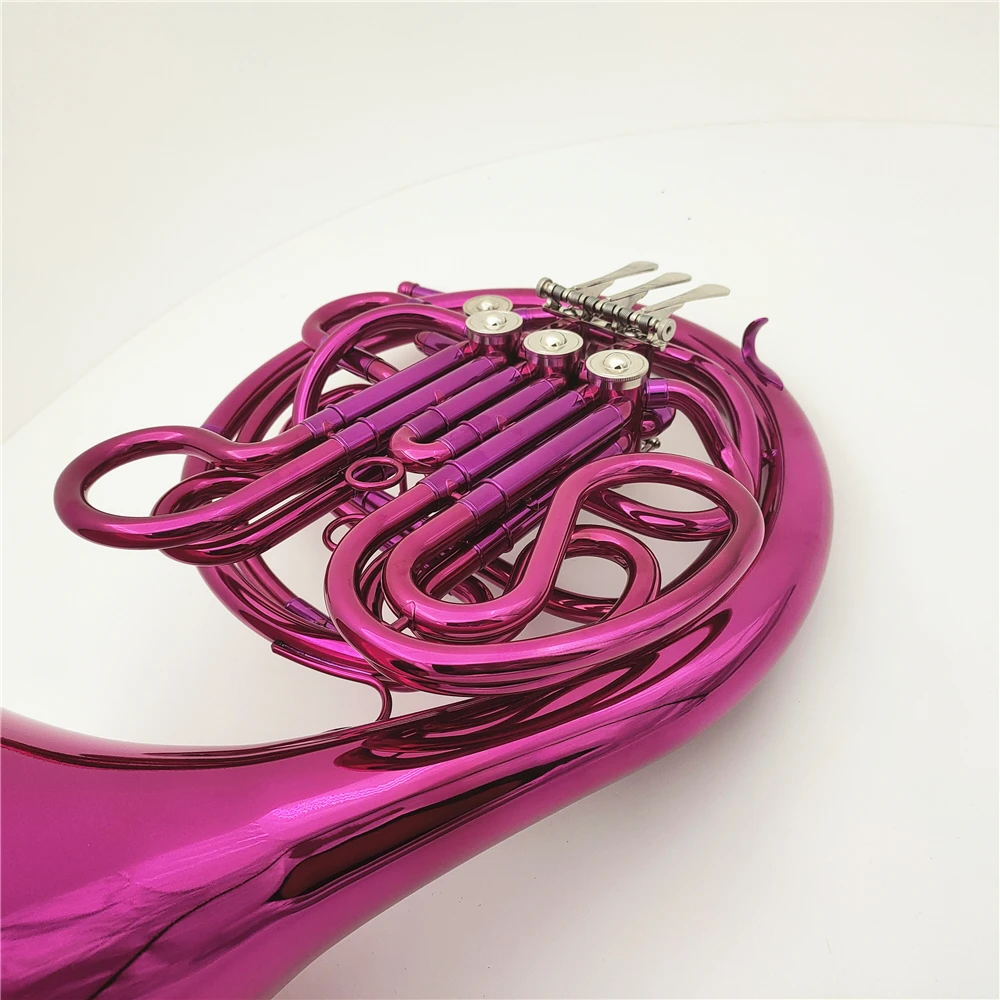 French Horn Bb/F Double Pink 4 Keys with Case