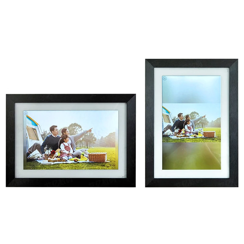 US $116.47 101 WiFi Digital Photo Frame Download APP 16GB Picture Video Music Weather Calendar Home Decoration Album Touch Screen Display