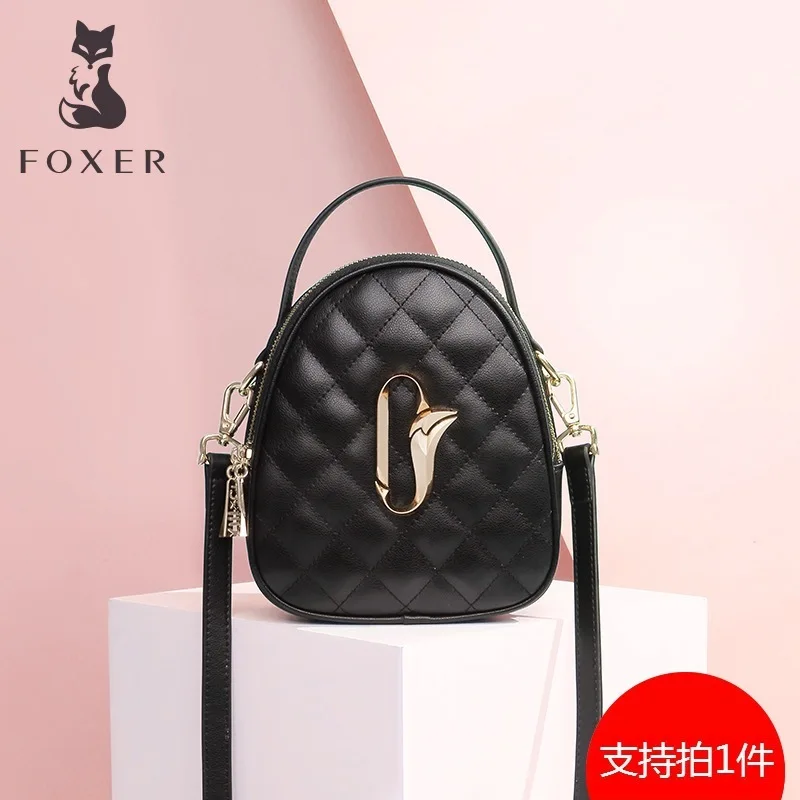 

Golden Fox Slung Xiaoyuan Bag Female 2019 Joker Small Xiangfeng Female Bag Mini Hand Bill Of Lading Shoulder Bag