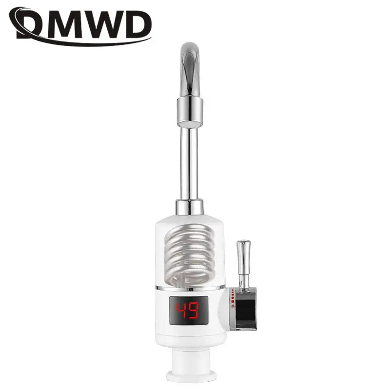 DMWD Tankless Электрический водонагреватель проточный кран для кухни Кухня Instant Hot