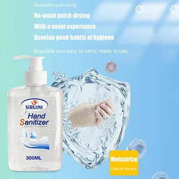 

38# 300ml Effective Disinfection Portable Hand Cleaner Sanitizer Hand Soaps Disposable Rinse Free Hand Sanitizer