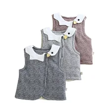 Lee Small Alone/ стильный жилет для новорожденных; плотный детский жилет из чистого хлопка; сезон осень-зима; детский жилет из хлопка