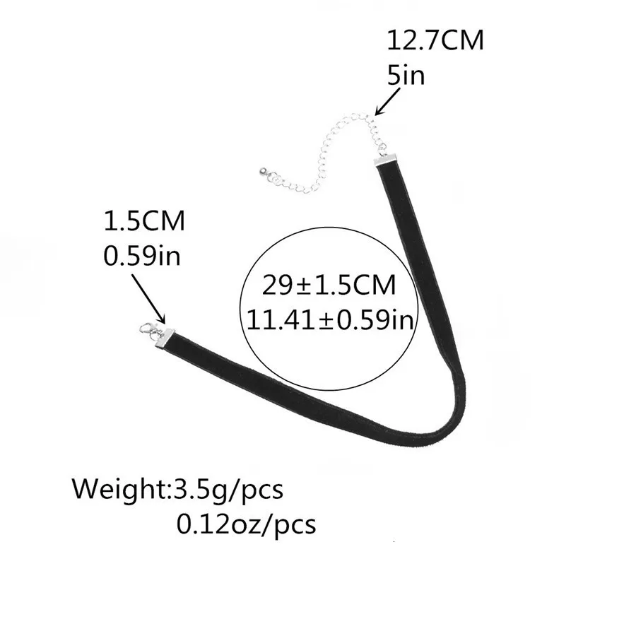 9 шт./компл. черный готический панк бархат фланель чокер из ткани Цепочки и ожерелья для мамы и дочки короткий ожерелье Цепочки и ожерелья& Подвески с ювелирные изделия Bijoux(украшения своими руками