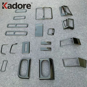 

For Mitsubishi Delica 2020 2021 Interior Accessories Car Door Handle Air Condition Outlet Vent Panel Cup Frame Cover Trim