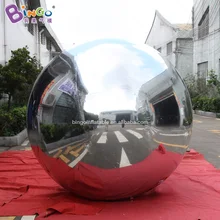 Необычный дизайн 0,6 м-2,5 м надувной зеркальный шар/ПВХ герметичный Серебряный зеркальный шар игрушка/наружный шар украшение предметов шоу