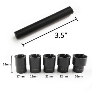 

6Pcs Screw Nut Extractor Wrench Remover Socket Replacement Accessories