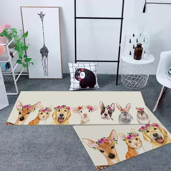

Absorbent Bedroom Living Room Floor Mats Modern Kitchen Rug Long Kitchen Mat Home Entrance Doormat Bath Carpet Floor Mat Tapete