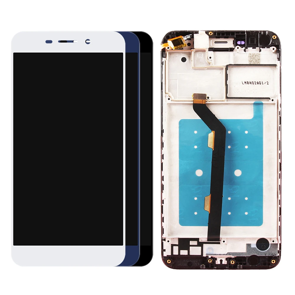 AAA+ Quality LCD Display for 5.2&quot Huawei Honor 6C Pro JMM-L22 Touch Screen Assembly Digitizer Replacement with Frame | Мобильные