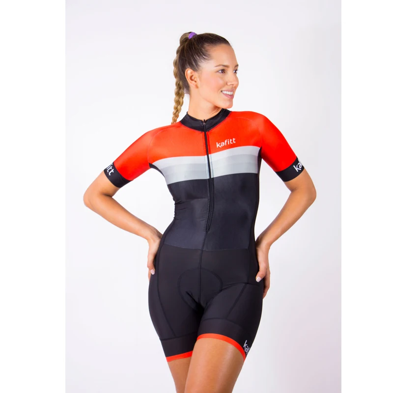 Kafitt профессиональный женский Триатлон Одежда для велоспорта Джерси наборы Skinsuit