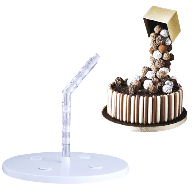 Practical Fondant Cake Chocolate Decoration Mold Creative Food Grade Plastic Cake Stand Support Structure DIY Baking Tools