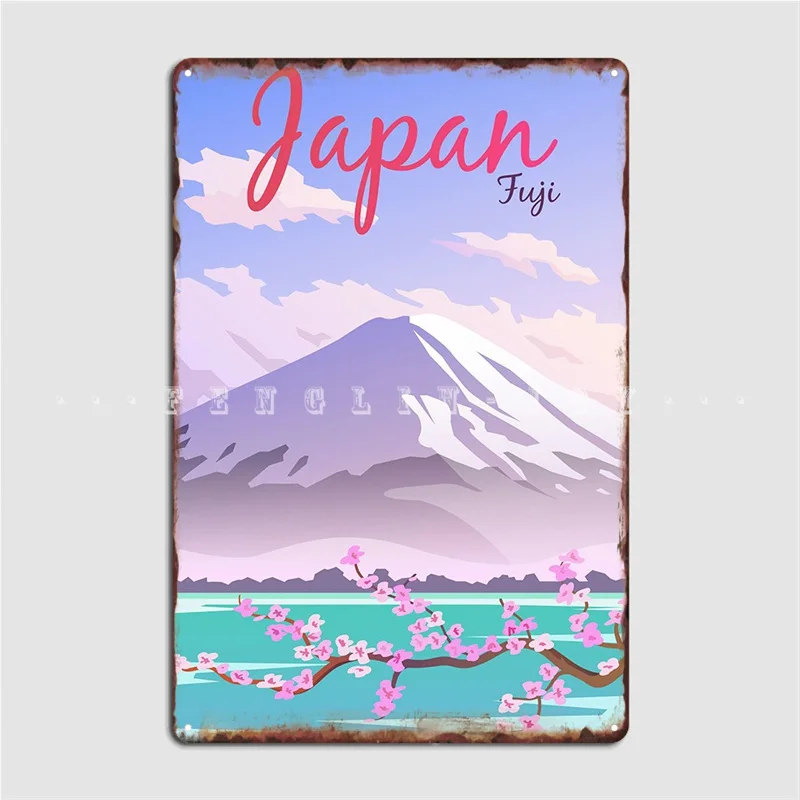 

Japan Travel Poster Poster Metal Plaque Poster Personalized Home Wall Mural Tin Sign Posters