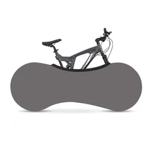 Пылезащитный чехол для горного велосипеда, черный, серый, однотонный, Практичный чехол для колес велосипеда, защита от царапин, защитное снаряжение для помещений