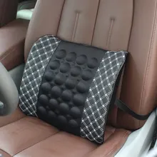 Автомобильная Массажная поясничная подушка, подушка для автомобиля, электрическая массажная подушка, подушка для спинки сиденья, поддержка талии, Прямая поставка, украшение салона автомобиля