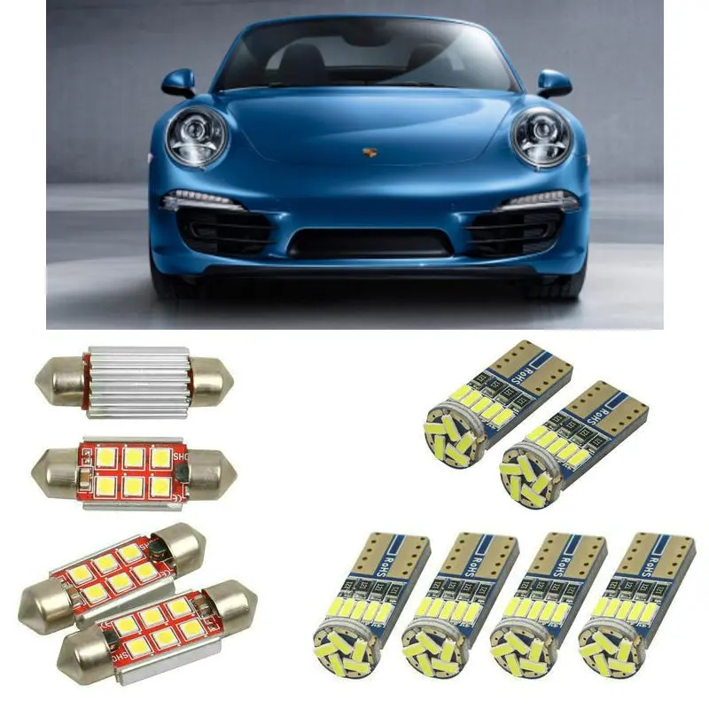 Luci Interne A Led Per Auto Per Porsche 911 Targe 991 Accessori Per Auto Luce Di Avvio Luce Targa 6Pc