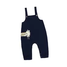 Новые комбинезоны для малышей, мальчиков и девочек, цельный комбинезон с мультяшным принтом, детские штаны в Корейском стиле, милые брюки