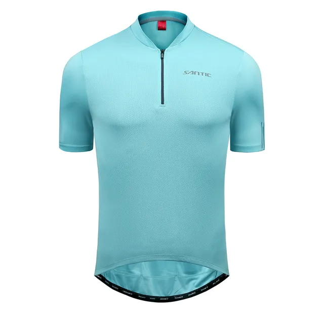 Santic Men Bicycle Bike Cycling Jerseys Jackets Cycling Top Short Sleeve Breatha