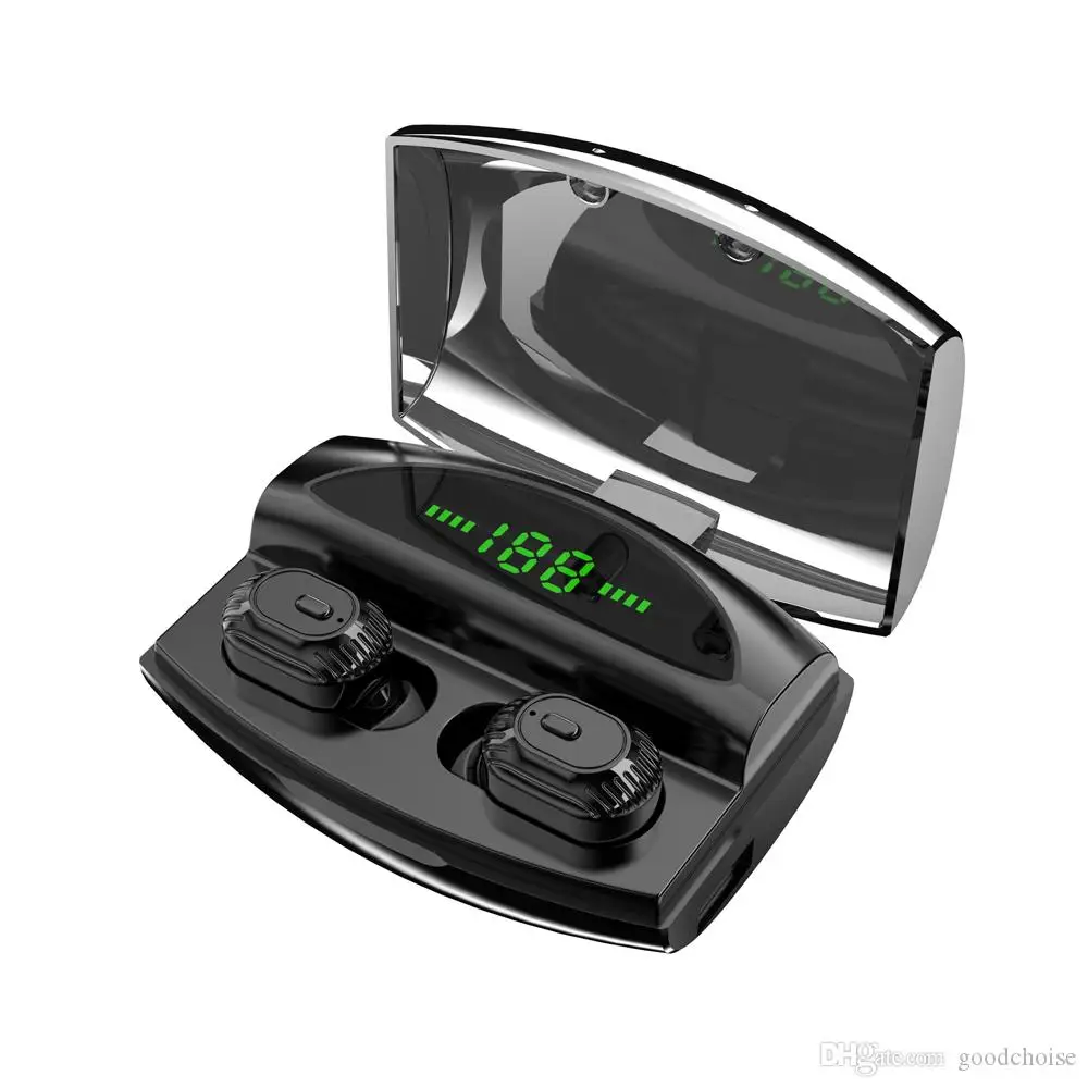 Беспроводные наушники XG20 TWS Bluetooth-наушники с дисплеем мощности мини спортивные 8D