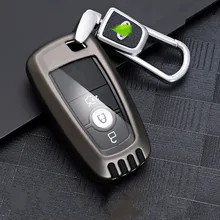 Car Key Case Cover for Ford Fusion Mustang Explorer F150 F250 F350 2018 2017 EcoSport Edge S-MAX Ranger Lincoln Mondeo fiesta