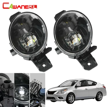

Cawanerl Car 4000LM LED Fog Light Devil Eye DRL Daytime Running Lamp H11 12V Accessories For Nissan Sunny 2003-2015
