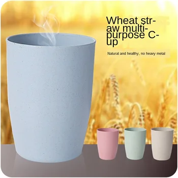 

Environmental Protection New Material Wheat Straw Gargle Cup Couple Toothbrush Cup Tooth Jar Creative Toothbrush Cup Washing Cup