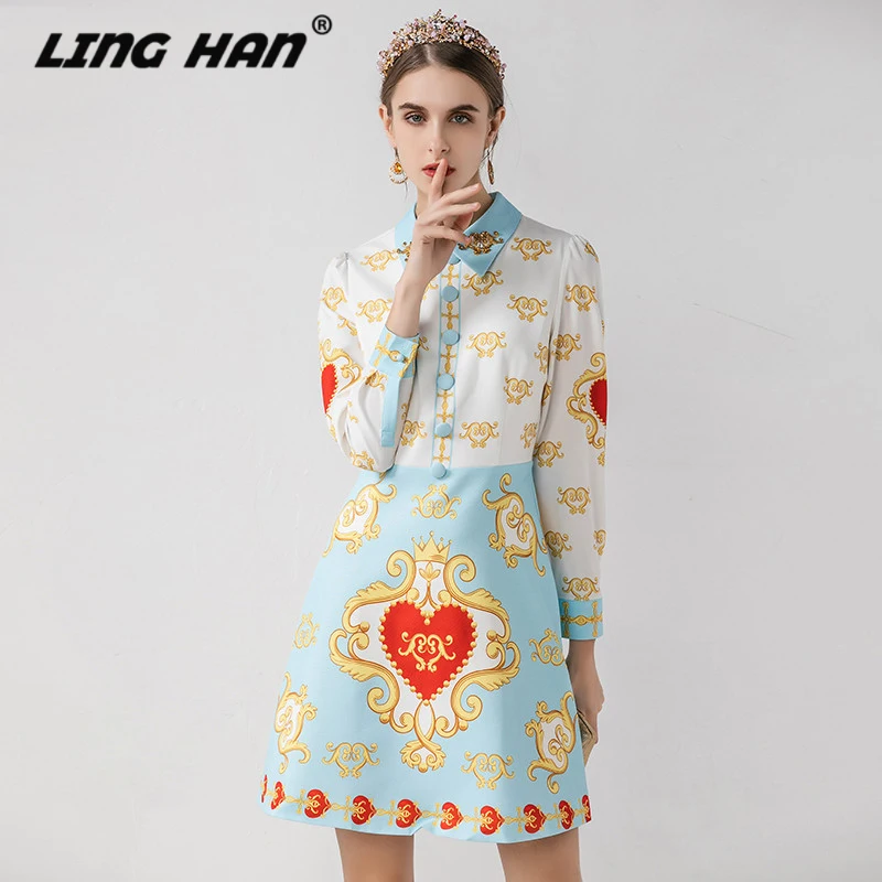 LINGHAN/модное мини-платье с бусинами; элегантные вечерние платья с длинными рукавами и бриллиантами; дизайнерские Осенние новые платья
