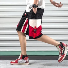 Мужские лоскутные шорты Карго, летние камуфляжные шорты, спортивные хлопковые спортивные штаны для мужчин, хип-хоп, High Street Pantalon Corto Hombre для отдыха