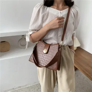 

Hot Fashion New Plaid Chain Women Messenger Bag Female Lock Cross Body Shoulder Bag PU Leather Small Square Flap Bag sac
