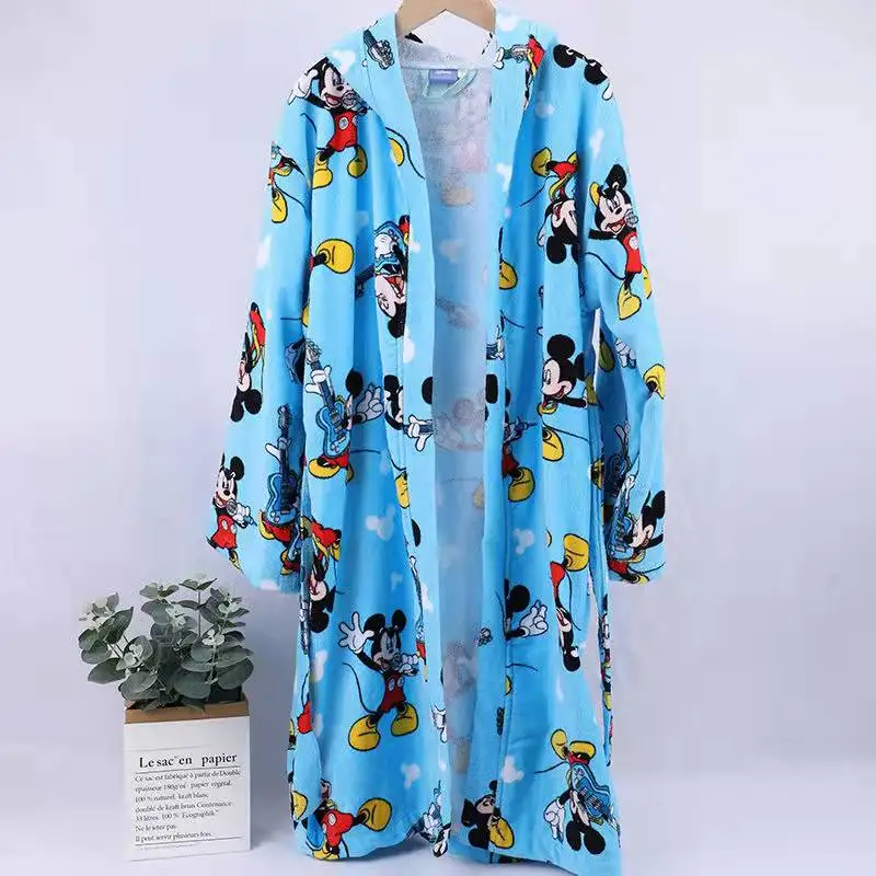 Disney Mickey and Minnie Children's Bathrobes, Cotton Material, Boys
