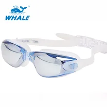 Китовые очки водонепроницаемые противотуманные очки высокой четкости очки для плавания для взрослых профессиональные гальванические силикагель защита глаз Gogg