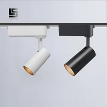 Светодиодный Трек Светильник 5W 9W 12W 20W 30W COB трековые светильники для магазина рельс Алюминий Точечный светильник ing для Кулон Кухня одежда обувных магазинов
