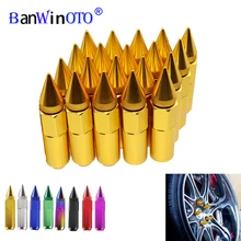 20 pz/set 12x1.5 Universale Alluminio Styling Auto Tunning 60 millimetri Estesa Tuner Ruote Cerchi Dadi Da Corsa JDM stile LGLM001