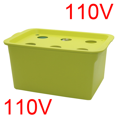 Plants Site Hydroponic Systems 6 Holes Nursery Pots Soilless Vegetables Cultivation Seedling Growing Box With Air Pump