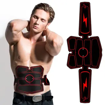 

Muscle Stimulator Waist Belt Arm Leg Hip Band Portable USB Rechargeable Fitness Machine Abdominal Exerciser Training Device Body