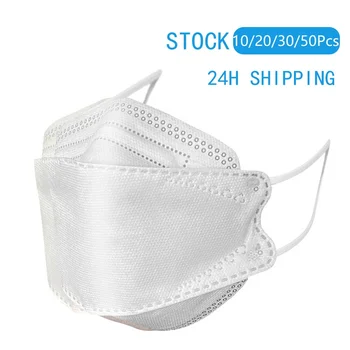 

Disposable Fish Masks 3D 3-layer 99% Dustproof Filter Mouth Cap Non Woven Respirator Protective Sport Head Mounted Earloop Mask