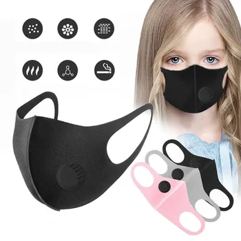 

Children Smoke Dust Air Purifying Face Carbon Filter Multi Lay -fog Protective Respirator Reusable Earloop Toiletry Kits