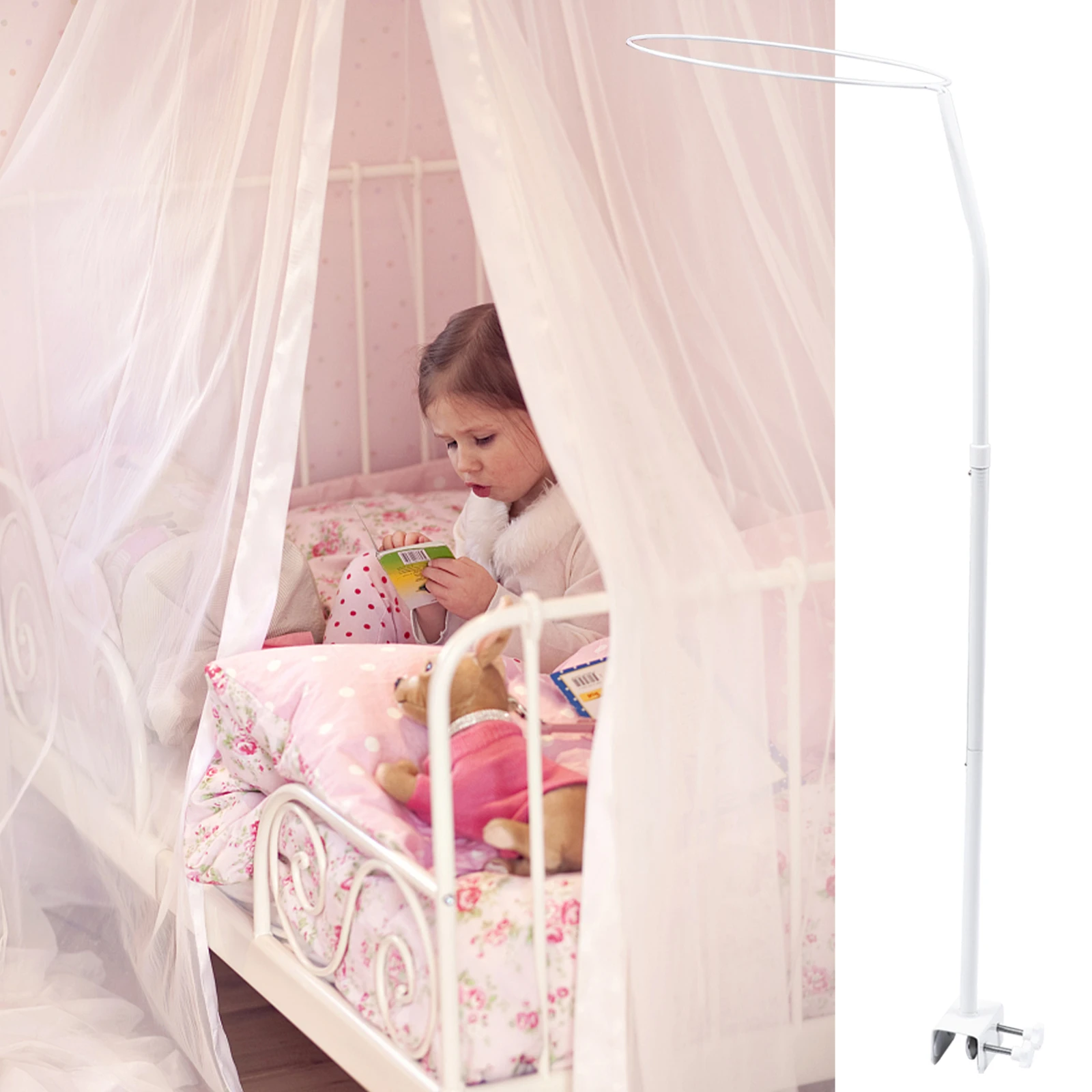 Ajustable Universal Clip soporte dosel de soporte Mosquito Net| - AliExpress