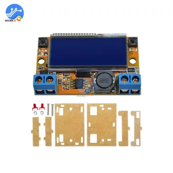 

DC-DC Adjustable Step-down Power Supply Module Voltage Current LCD Liquid Crystal Displays 5-32V 3A With Acrylic Case